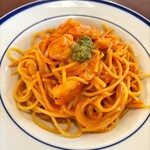 パスタの店 山猫軒 - エビとポテトのトマトクリーム