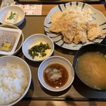 Yayoi Ken Komaki Gochu Ten - 極から揚げ定食2種和風ダレ（840円）クーポン割引