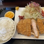 ミスターとんかつ - ロースカツ定食800円