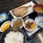 Himono Tei Hon Ten - 鯵の干物定食　¥550(税込)