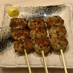 Sumibi Yakitori Shige Chiryu Ekimae Ten - つくねの塩　つくねのタレも美味しい