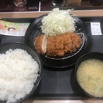 Matsunoya Hibarigaoka Ten - チキンかつ定食（690円）