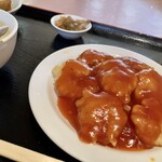 華 - エビチリ定食