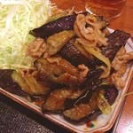 酒仙処はくら - ランチ。茄子みそ定食。