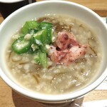 Soup Stock Tokyo Perie Nishi Funabashi Ten - オクラともずくの焙じ茶粥