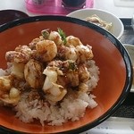 Michi no Eki Makkari Flower Center - ユリ根かき揚げ丼1200円