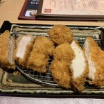 とんかつ双葉 - 「ロースかつとチキンかつ&季節のお野菜かつ」