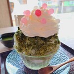 アトリエドガトー - 料理写真:宇治抹茶&練乳(1200円)