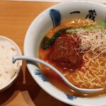 Ganso Asahikawa Ramen Ichikura Fukagawa Ten - 「坦々麺」950円
                      「小ライス」150円