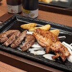 Steak Gusto Tenpaku Horocho Ten - みすじカットステーキ＆炭焼き風チキングリル