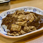 バーグ - スタミナカレー・焼き（800円）＋中盛（170円）