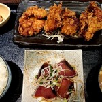 SAKAE - 地どりのからあげとかつおのたたき定食