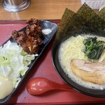 Rice to Ramen Tachikawa Ya Isesaki Ten - 唐揚げセット　1050円！ライスが無い！