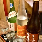 O'denbar Umami Yokohama Kannai - 【’23.9】日本酒飲み比べ　1200えん