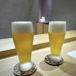 鮨まつうら - ◆ビールが美味しい。