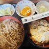 一力 - 親子丼とかけそばのセット