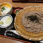 Sojibo Itoyokado Kiba Ten - かつ丼定食（冷たいおそば）