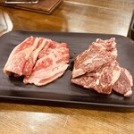 Shichirin Yakiniku Anan Nishi Funabashi Ten - カルビ•ハラミ定食 160g