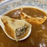 Gyoza no Manshu Musashi Fujisawa Nishiguchi Ten - 皮がしっかりしているのでドボンにも強靭です