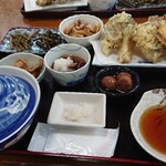 Pension Hanano Ya - ど~ん、山菜定食(秋)