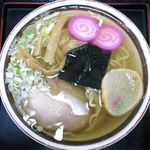 塩ラーメンのアップ