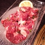 Wagyu Yakiniku Isshin - タンすじ580円