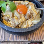 とん鈴 - シャモの石焼親子丼