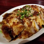 中国家庭料理 楊 - 豚肉のにんにくだれ。