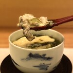 酒肴屋 いっこう - ・牡蠣の茶碗蒸し 青海苔餡掛け 880円/税込