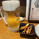 Tori Ume Yakitori Corner - 先ずは生ビール