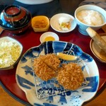 Katsu Sei Hon Ten - とちぎゆめポークひれかつ膳(小)1892円  白飯、味噌汁仕様