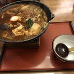 Bando Taro Kuki Ten - 坂東味噌煮込みうどん、大盛り、1,380円税別＋いくらだったか・・・