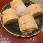 鶏料理・焼きとり　纜 - だし巻き玉子、めちゃめちゃジューシー‼︎大将が丁寧に丁寧に焼きます。お出汁したたる口福もの、こちらもマストで頼みます。