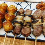 Yakitori Takechan - つくね、かしら、はつ