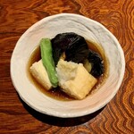 Motenashi Ya Sho Nishi Nippori Ten - 茄子の揚げ出し ¥660