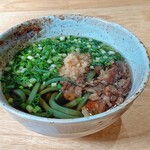 うどんと小料理の店 ○家 - ■ よもぎ肉うどん