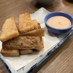 土鍋炊きごはん あさひ - 山芋揚げ