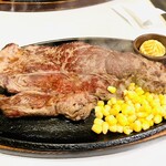 Steak Tei Nakano Ten - 超ビックステーキ  家で焼くより安上がりッ♪