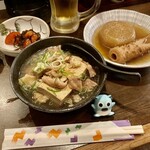 Oden Denpachi - 肉豆腐は結構ボリューミー