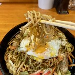 Kuriyama Yaki Yohei - 焼そば　麺は地元の田上製麺のです　