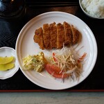 ごはん屋 入江のてんてん - 三元豚ロースかつ定食880円