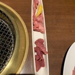 Matsusaka Gyuu Yakiniku Ittetsu Takaoka Ten - タン3種盛