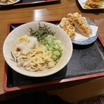 Nishio Seimensho - おろしかき揚げうどん（冷）750円