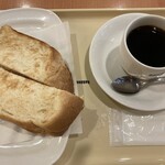 DOUTOR Nishijinchuo Ten - モーニングAセット（ハムタマゴサラダ）450円