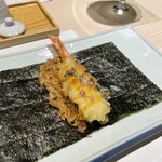 Kichijoji Sushi Tempura Iwai - テンション上がるエビドック