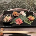 Matsusaka Ushi Kaiseki Shin - 〈向付〉季節の盛り合わせ
                        2023年11月7日