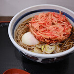 Soba Isshin Tasuke Nihonbashi Ten - 天玉そば(温│紅生姜＆温泉卵)@税込590円