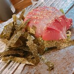 肉八 - ハマチのお刺身