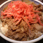 Yoshinoya Guminoki Ten - 並アップ、生姜たっぷり！