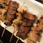 Kushiyaki Yakiton ya Tayutayu Nanba Sennichimae Ten - おまかせ5串